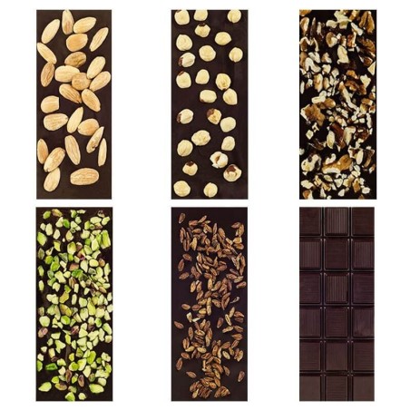 Chocolate Artesano Ecológico SABOR ANDALUZ Surtido degustación Almería