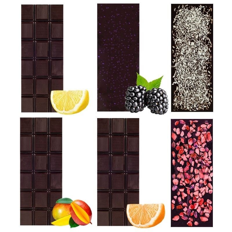 Chocolate Artesano Ecológico Negro SABOR ANDALUZ Pack Surtido Almería