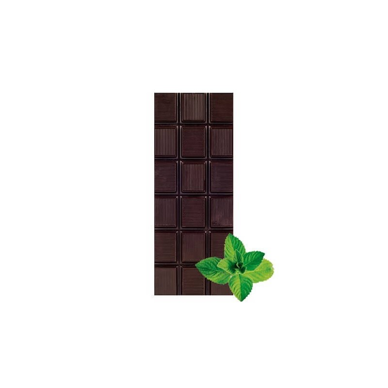 Chocolate Artesano natural Ecológico Negro 74% Cacao con Menta Almería