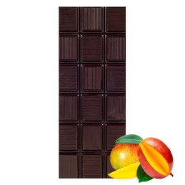 Chocolate Artesano Ecológico Negro 74% Cacao con Mango Almería natural