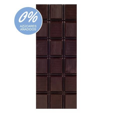 Chocolate Artesano Ecológico Sin Azúcar Negro Cacao 74% Cacao Almería