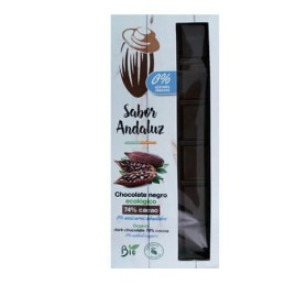 Chocolate Artesano Ecológico Sin Azúcar Negro Cacao 74% Cacao Almería