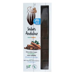 Chocolate Artesano Ecológico Sin Azúcar Negro con Canela Almería