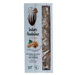Chocolate con Leche y Nueces Artesano Ecológico AOVE Almería Natural 