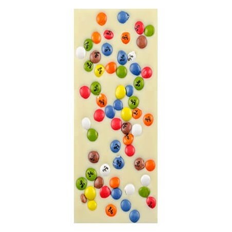 Chocolate Blanco con Grageas Colores Artesano Ecológico AOVE Almería