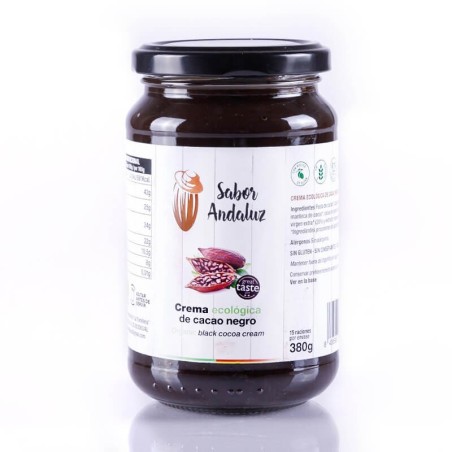Crema de Cacao Negro Chocolate Artesano Ecológico Almería 100% natural