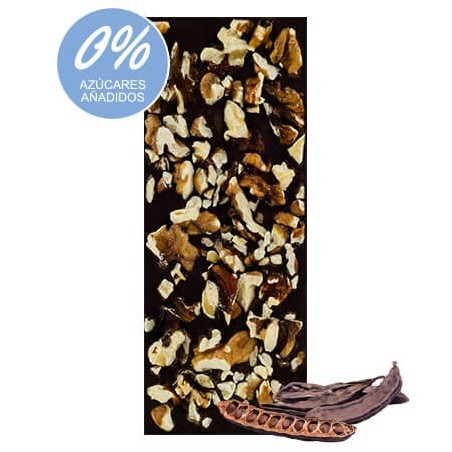 Chocolate Artesano Ecológico Sin Azúcar Algarroba Nueces AOVE Almería