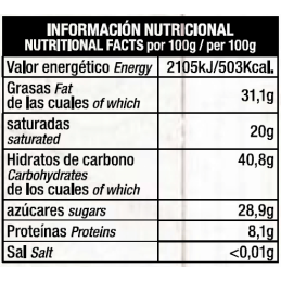 Chocolate Artesano natural Ecológico Negro 74% Cacao con Menta Almería