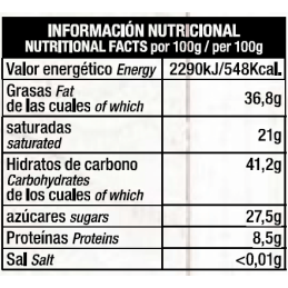 Chocolate Artesano Ecológico Negro 74% Cacao con Mango Almería natural