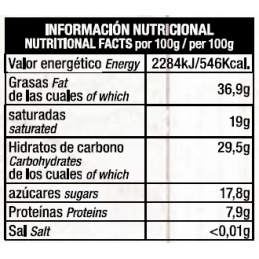Chocolate Artesano Negro Ecológico Negro Cacao con Nueces Almería 
