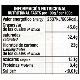 Chocolate Artesano Ecológico Sin Azúcar Negro con Canela Almería