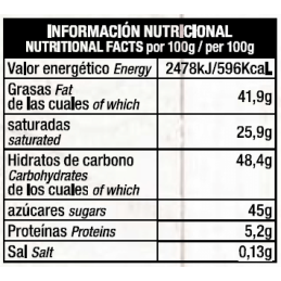 Chocolate con Leche Artesano Ecológico Almería Sabor Andaluz natural