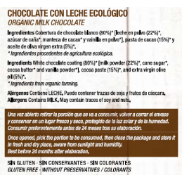 Chocolate con Leche Artesano Ecológico Almería Sabor Andaluz natural