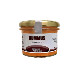 Hummus de tomate deshidratado Conservas Alborán de Almería garbanzos