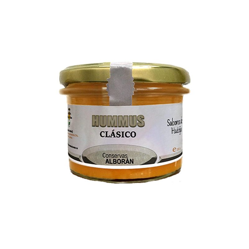 Hummus clásico artesano Conservas Alborán de Almería puré garbanzos