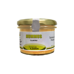 Hummus cilantro artesano Conservas Alborán de Almería puré garbanzos