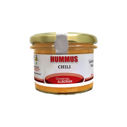 Hummus chili artesano Conservas Alborán de Almería puré garbanzos