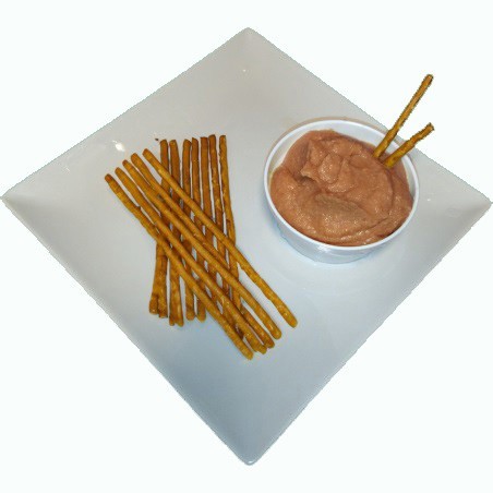 Hummus de tomate deshidratado Conservas Alborán de Almería garbanzos