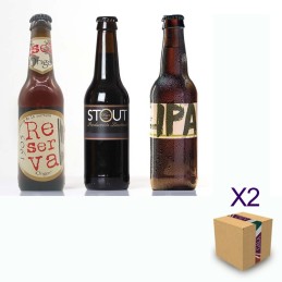 Pack Surtido Cerveza Artesana ORIGEN Almería 1905 IPA STOUT