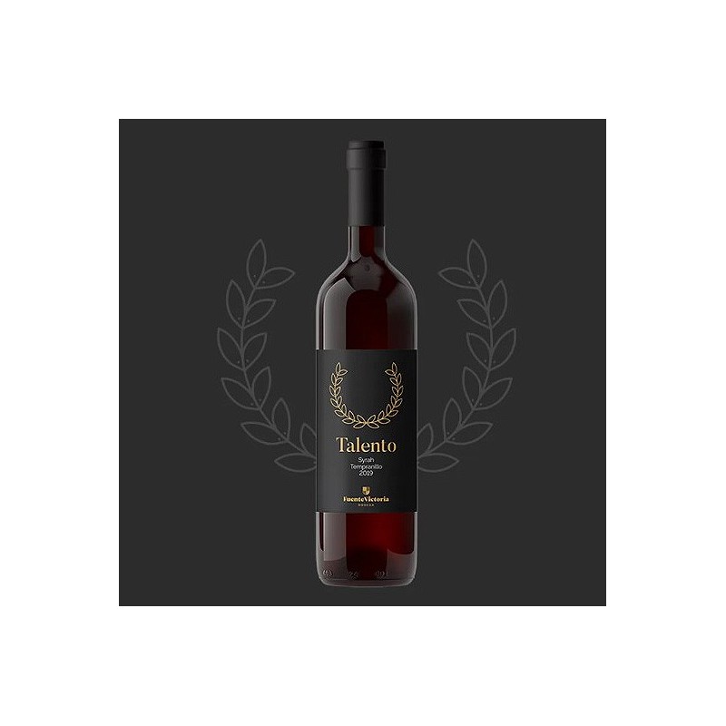 Vino Tinto Joven Talento Syrah Merlot bodega Fuente Victoria Alpujarra