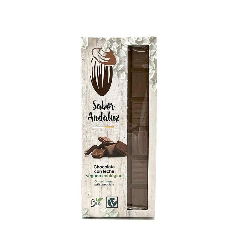 Chocolate con Leche Vegano Artesano Ecológico Almería Sabor Andaluz