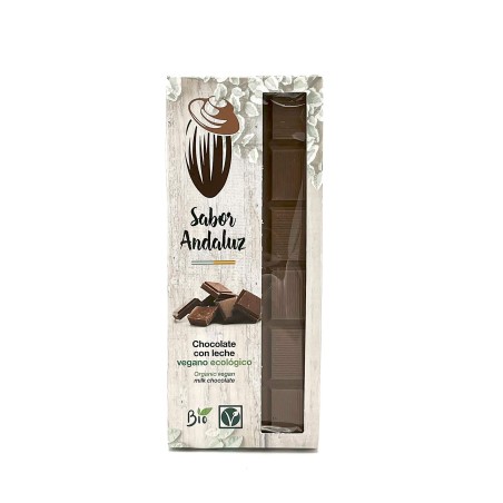 Chocolate con Leche Vegano Artesano Ecológico Almería Sabor Andaluz