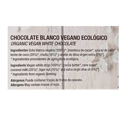 Chocolate Blanco Vegano Artesano Ecológico Almería Sabor Andaluz