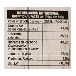 Chocolate Blanco Vegano Artesano Ecológico Almería Sabor Andaluz