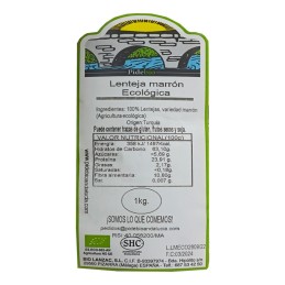 Lenteja Marrón Ecológica Almería Agricultura Sostenible SABOR ANDALUZ