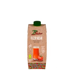 Gazpacho Ecológico Biosabor Almería sin gluten saludable 100% natural