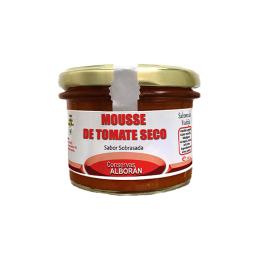 Mousse de tomate, sobrasada vegetal, CONSERVAS ALBORÁN, sin gluten