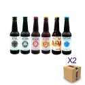 Pack Surtido Degustación Cervezas Artesanas CERVEZAS Y DESTILADOS NEVADA 12uds