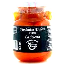Pimientos Dulces Asados en AOVE Conservas artesanas la Receta Almería