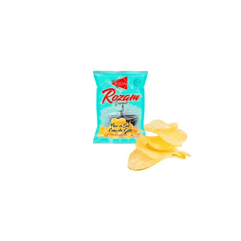 Patatas fritas con aceite de girasol y flor de sal de Cabo de Gata