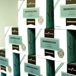 Berberechos al natural de rías gallegas conserva gourmet AQUI SANTOÑA