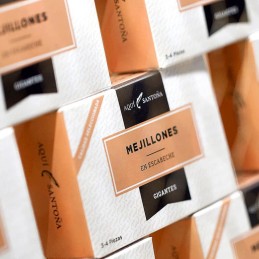 Berberechos al natural de rías gallegas conserva gourmet AQUI SANTOÑA