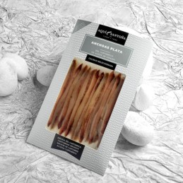 Anchoas de Santoña PLATA medianas del Cantábrico gourmet de alta gama