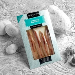 Sardinas Ahumadas en leña de haya AQUÍ SANTOÑA gourmet de alta gama