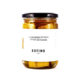 Alcachofas Enteras Confitadas en Aceite de Oliva Virgen Extra RUFINO