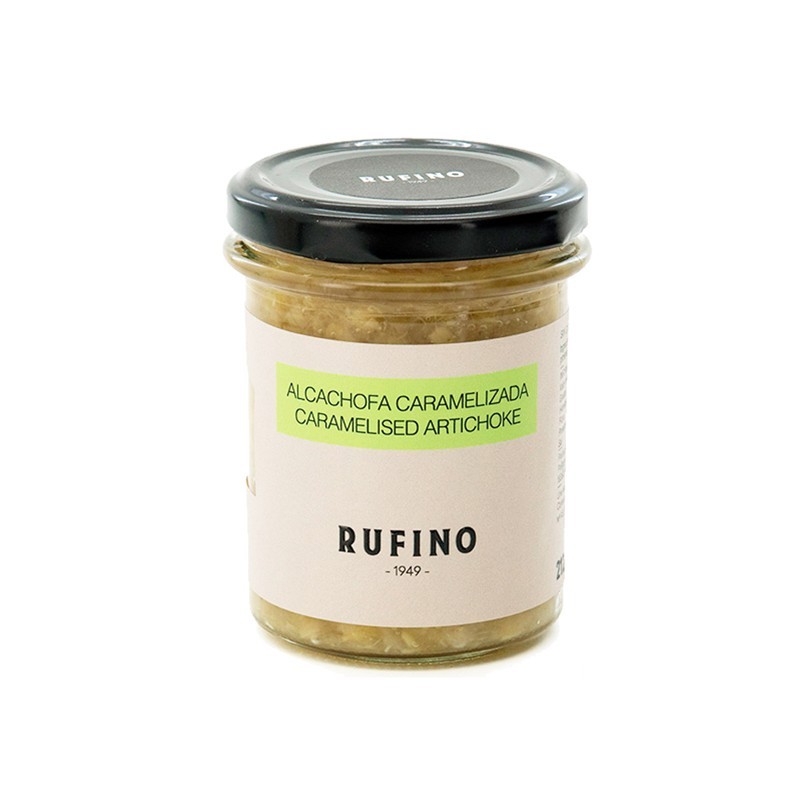 Alcachofa caramelizada gourmet artesana Rufino Granada delicatessen 
