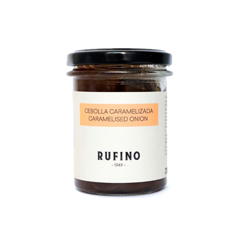 Cebolla caramelizada confitura Rufino gourmet artesano 100% natural