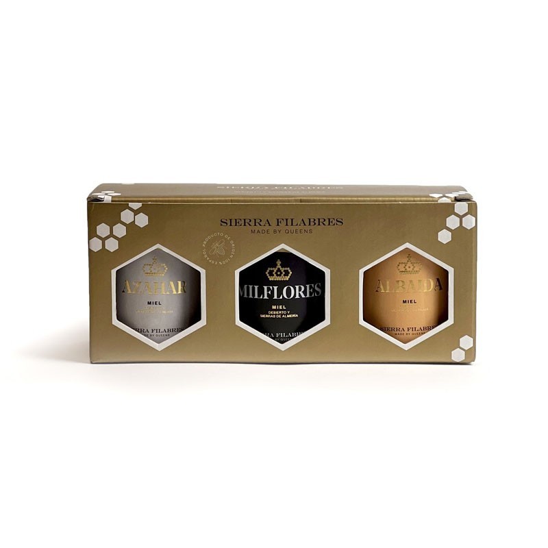 Pack regalo Miel Artesana natural SIERRA FILABRES azahar mil flores