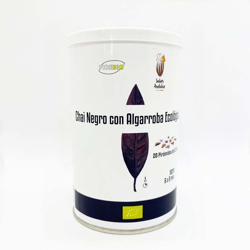 Té ecológico de Algarroba con chai negro  de Sabor Andaluz Almería
