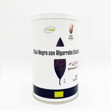 Té ecológico de Algarroba con chai negro  de Sabor Andaluz Almería
