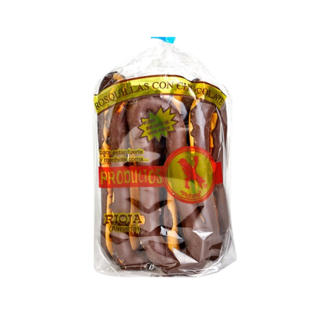 Rosquillas de chocolate con aceite oliva repostería Pichote Almería