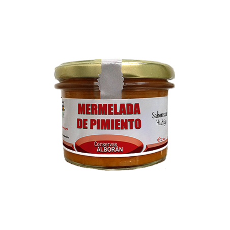 Mermelada natural de Pimiento receta casera CONSERVAS ALBORÁN, Almería