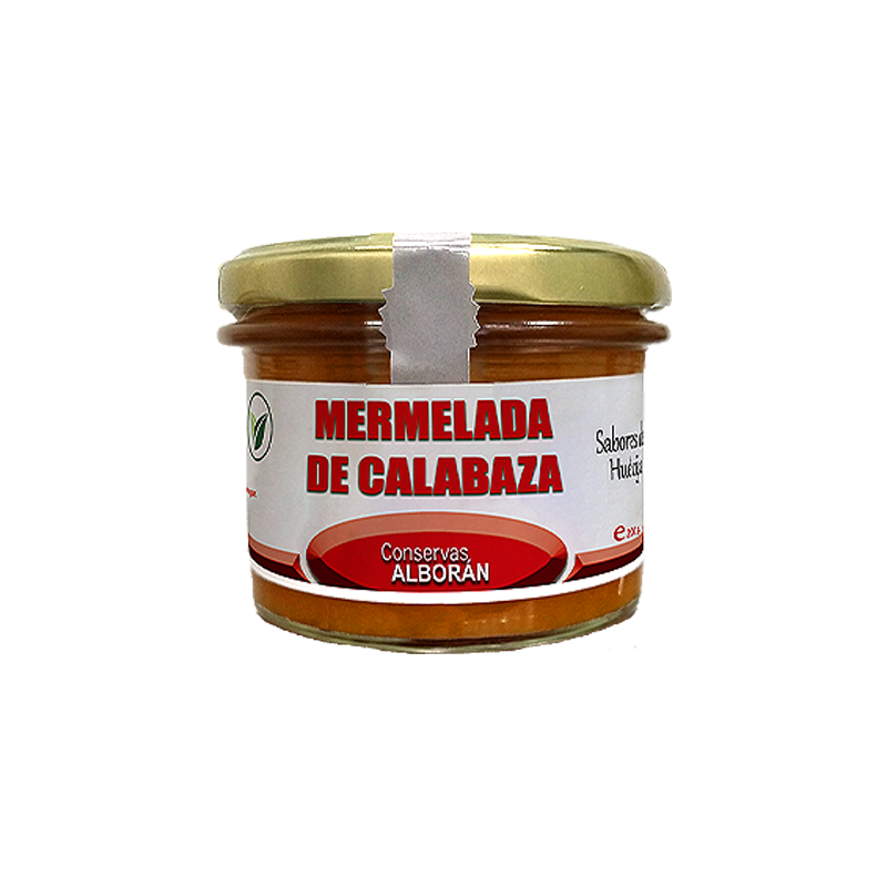 Mermelada natural de Calabaza receta casera CONSERVAS ALBORÁN, Almería
