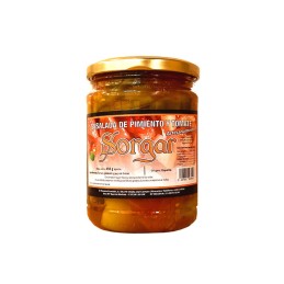 ensalada de Almería con tomates cherry y pimiento asado al carbón