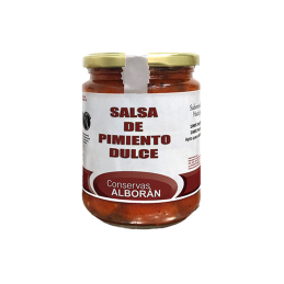 Salsa de pimiento sweet palermo y aceite de oliva 100% natural Almería
