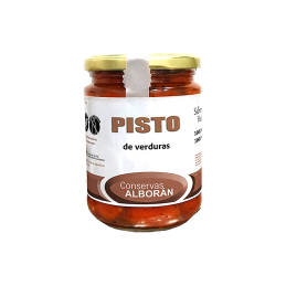 Pisto casero de verduras con aceite de oliva 100% natural Almería